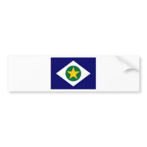 Brazil Mato Grosso Flag Bumper Stickers