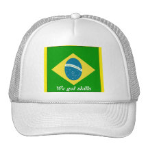 Brazil mesh hats-we got skills