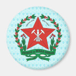 Brazil Minas Gerais Coat of Arms detail Fridge Magnet