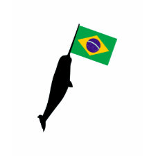 Brazil Narwhal flag shirt