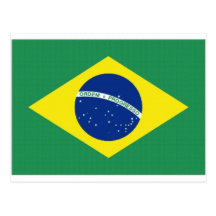 Brazil National Flag Postcards