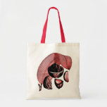 Brazil Nut Tote Bag - Red