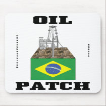 Brazil Oil Patch,Barzilian,Oil,Rig,Mousepad,Gas