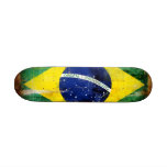 Brazil old flag skate deck
