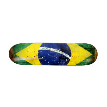 Brazil old flag skate deck