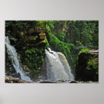 Brazil Rainforest Waterfall Poster