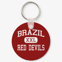 Brazil - Red DEvils - High School - Brazil Indiana keychains by customteamsportswear Brazil - Red DEvils - High School - Brazil Indiana keychains
