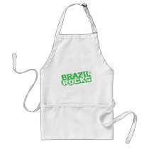 Brazil Rocks aprons by worldtees Brazil Rocks aprons