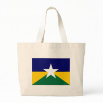 Brazil Rondonia Flag Tote Bags