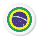 Brazil Round Flag magnets