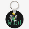 Brazil Shield Keychain by Method77 Brazil Shield Keychain