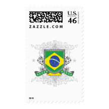Brazil Shield Postage Stamps