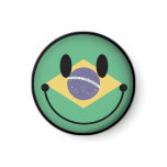 Brazil Smiley magnets
