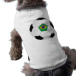 Brazil Soccer Ball Pet Shirt