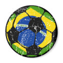 Brazil Soccer Ball Magnets