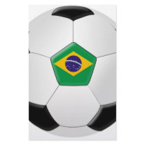 Brazil Soccer Ball Customized Stationery