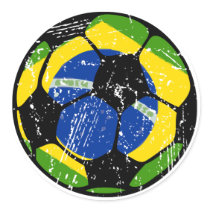 Brazil Soccer Ball Stickers stickers