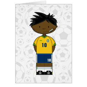 Brazil Soccer Boy Card card