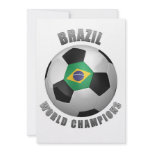 BRAZIL SOCCER CHAMPIONS PERSONALIZED ANNOUNCEMENT