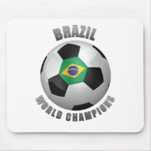 BRAZIL SOCCER CHAMPIONS MOUSE PAD
