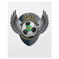 Brazil Soccer Crest Full Color Flyer
