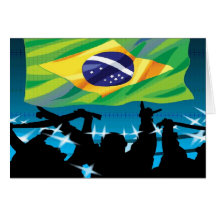 brazil  soccer greeting cards
