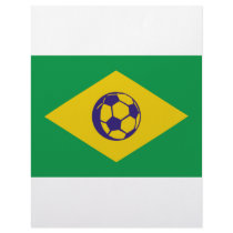 brazil soccer icon letterhead