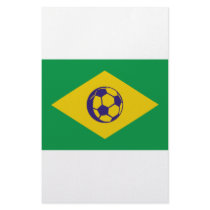 brazil soccer icon stationery