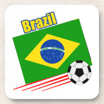 Brazil Soccer Team Coasters corkcoaster