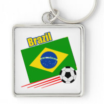 Brazil Soccer Team Key Chains keychain