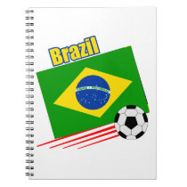 Brazil Soccer Team Notebooks notebook