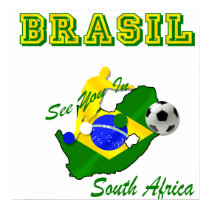 Brazil South Africa Qualifies Brasil T posters by SoccerJersey Brazil South Africa Qualifies Brasil T posters