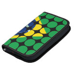 Brazil Stylish Girly Chic Polka Dot Brazilian Flag planners