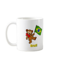 Brazil Teddy Bear Mug