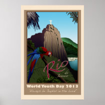 Brazil Travel Poster