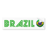 Brazil - Verde Amarela Football Bumper Stickers