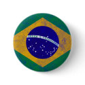 Brazil Vintage Flag buttons