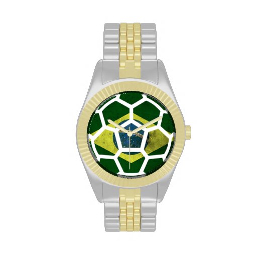 Brazil Gold and Silver Tone Watch