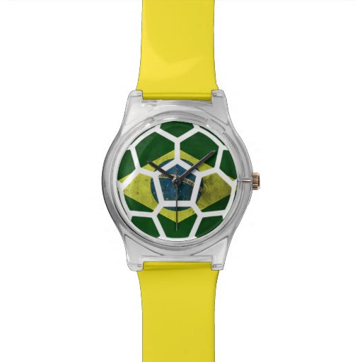 Brazil Yellow Designer Watch
