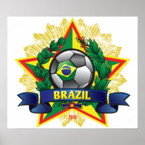 Brazil World Cup Soccer Poster posters