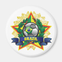 Brazil World Cup Soccer magnets