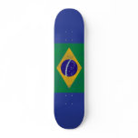 Brazile Vintage Flag Skateboard