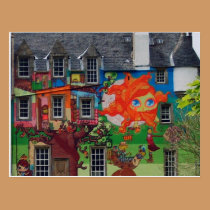 Brazilian Art ,Kelburn Castle postcards