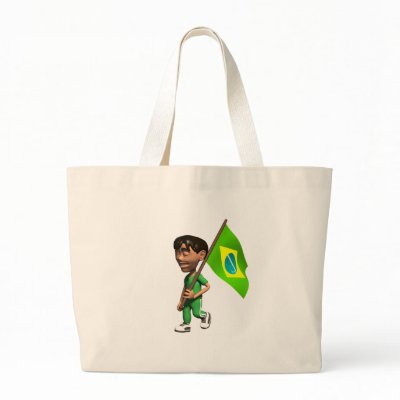 Brazilian Boy Tote Bags by worldtees