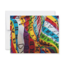 brazilian colored lifestyle invitations