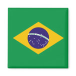 Brazilian flag magnets