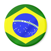 Brazilian flag of Brazil gifts and tees magnets by SoccerJersey Brazilian flag of Brazil gifts and tees magnets