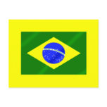 Brazilian flag of Brazil gifts and tees Postcards