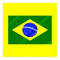 Brazilian flag of Brazil gifts and tees posters