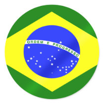 Brazilian flag of Brazil gifts and tees stickers by SoccerJersey Brazilian flag of Brazil gifts and tees stickers